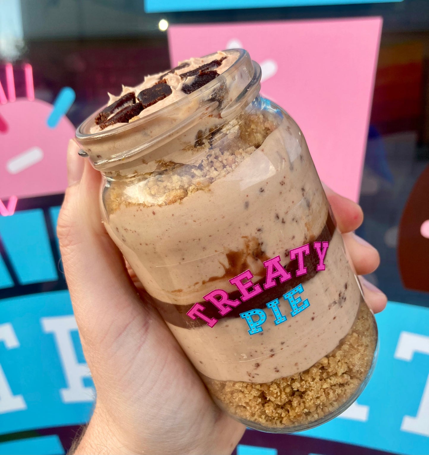 Nutella Brownie Cheesecake Jar