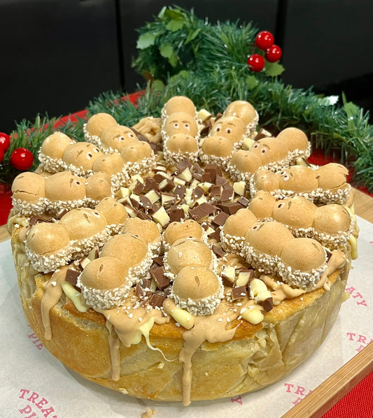 Loaded White Kinder Cookie Pie