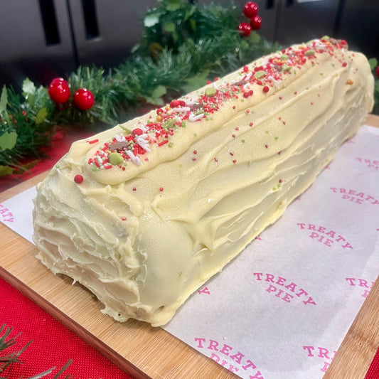 Festive Blondie Yule Log